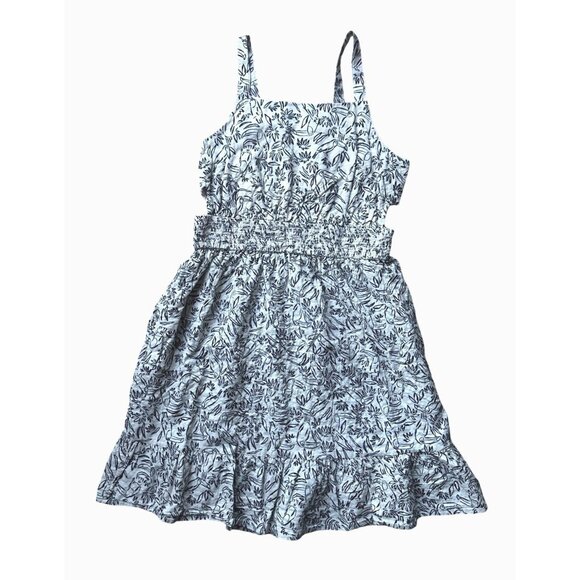 CUTE Girls Sundress - Black and Off White Toucan Print dress - Smocked Torso & S - Picture 1 of 10